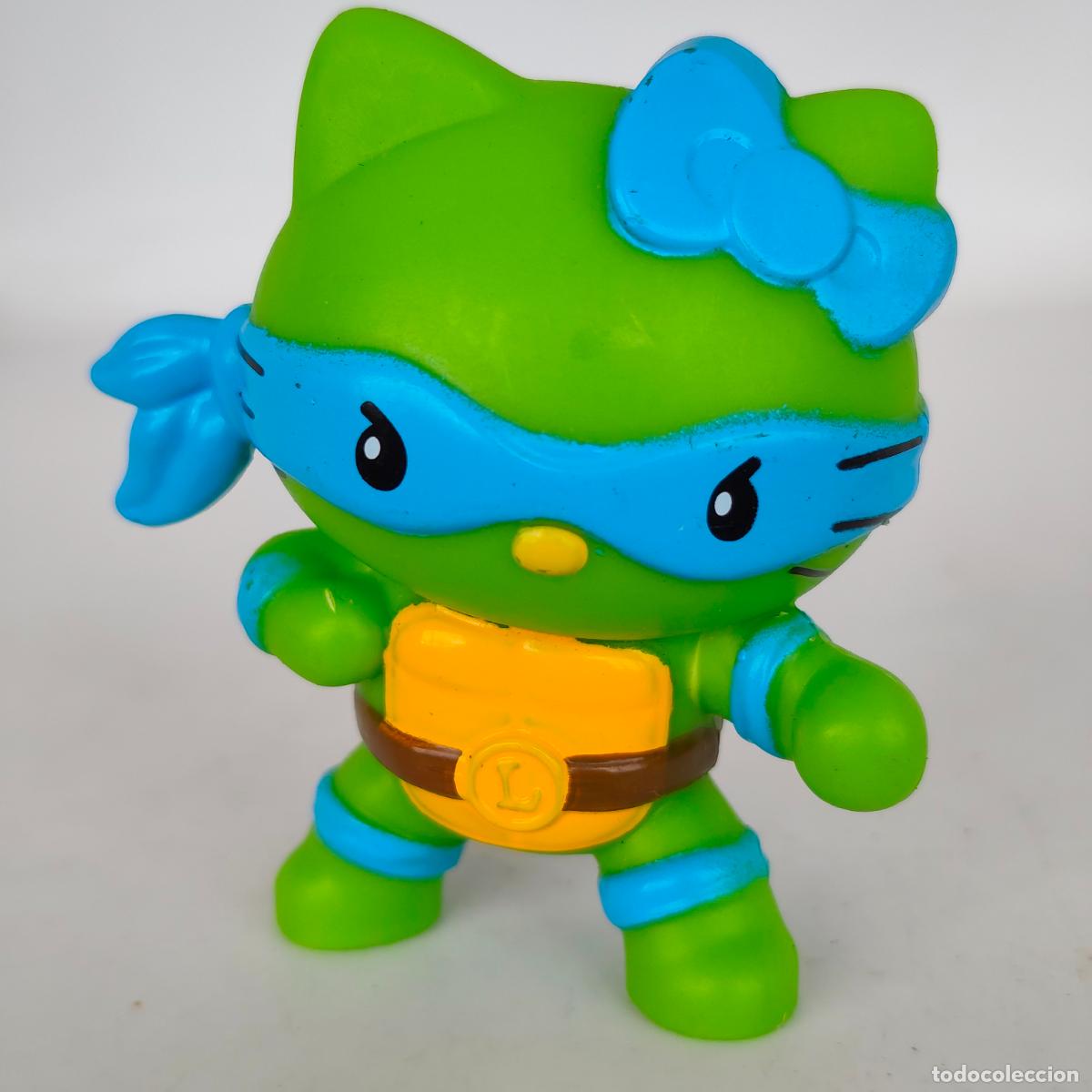 Figuras de goma y PVC: FIGURA DE TORTUGA NINJA HELLO KITTY / LEONARDO SANRIO / PARA MC Donald's 2025 TMNT McDonald's