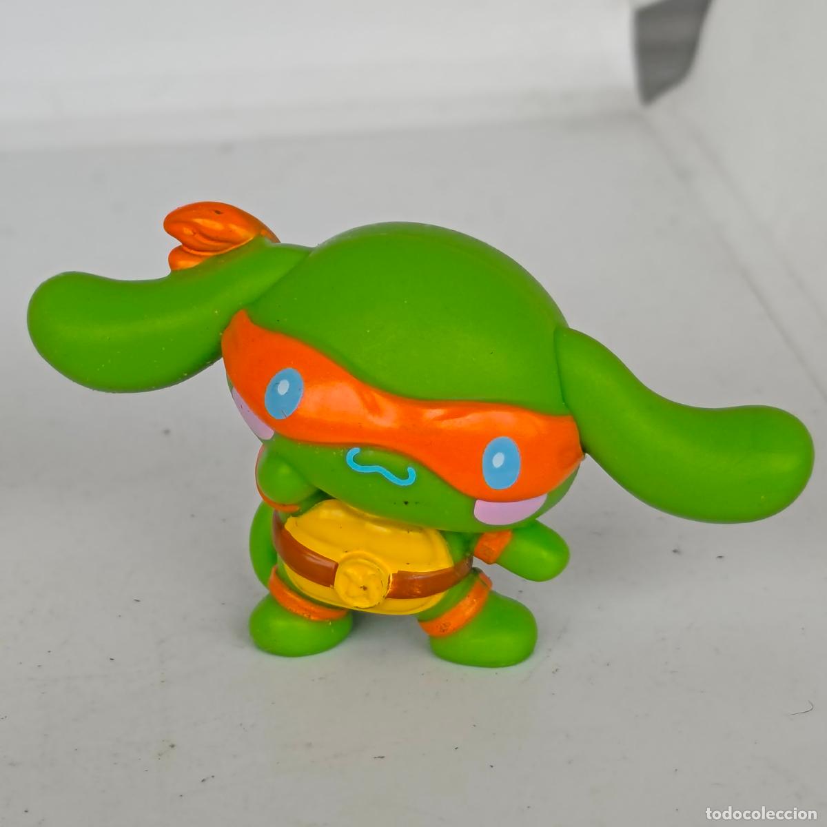 Figuras de goma y PVC: FIGURA DE TORTUGA NINJA HELLO KITTY CINNAMOROL SANRIO MICHELANGELO MC Donald's 2025 TMNT McDonald's