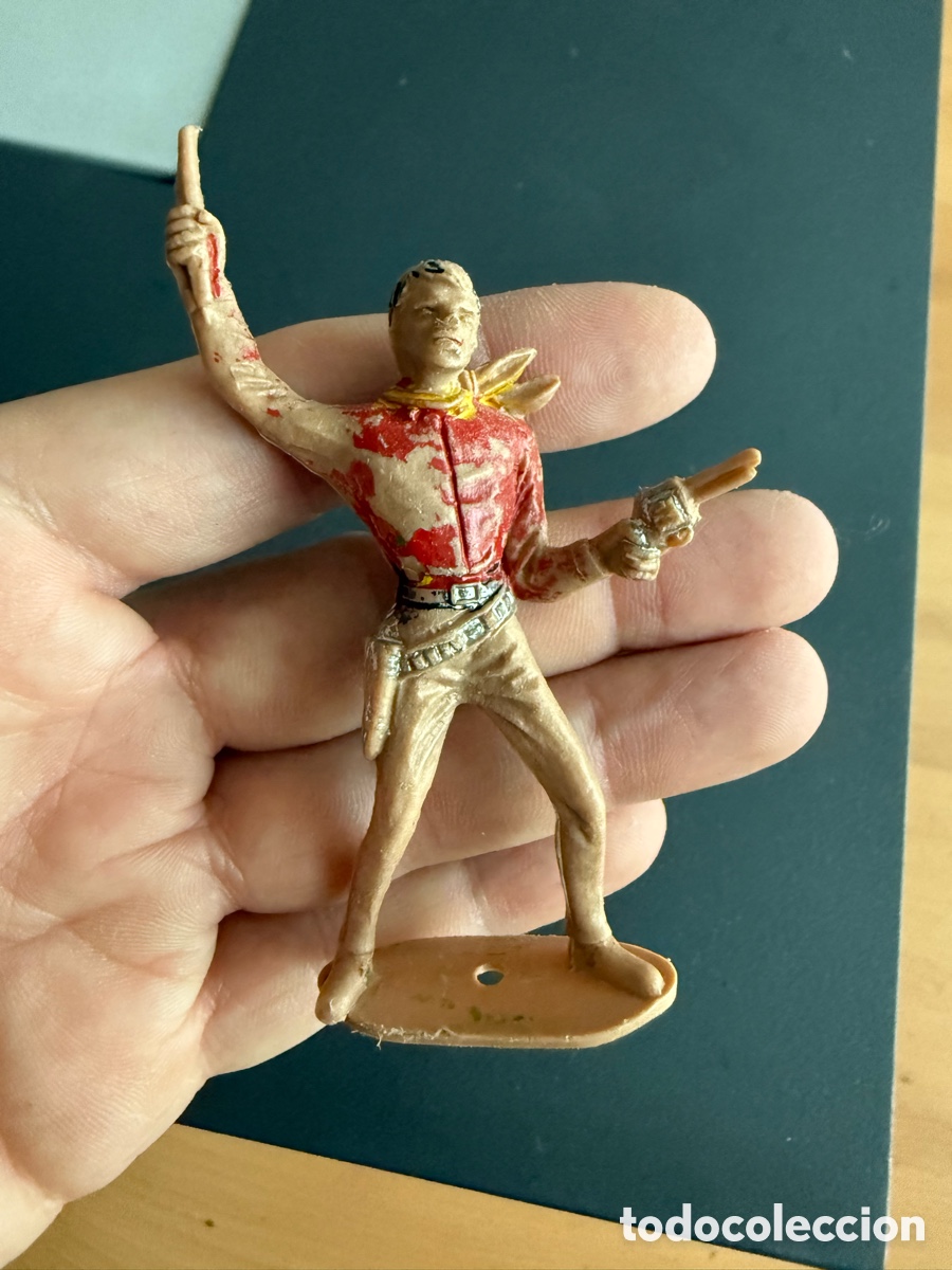 Figuras de goma y PVC: COMANSI. VAQUERO CON PISTOLAS - Foto 3