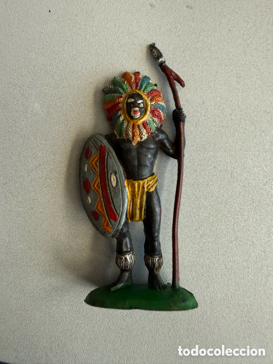 Figuras de goma y PVC: Figura goma PECH. GUERRERO KAKUANA. 7 cm