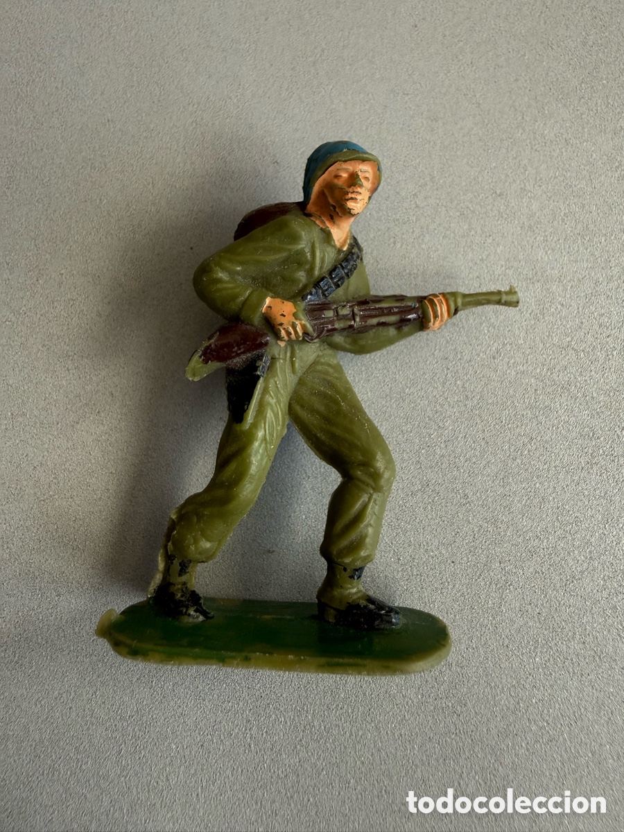 Figurines en Caoutchouc et PVC: SOLDADO AMERICANO. JECSAN. Cascos Azules