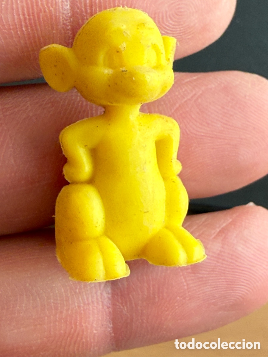 Figuras de goma y PVC: DUNKIN. CANGURO BOXEADOR. Amarillo - Foto 1