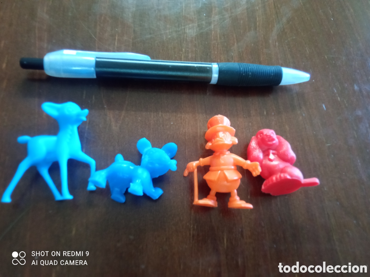 Figurines en Caoutchouc et PVC: Colecci&oacute;n dunkin Disney 4 figuras a&ntilde;os 80s