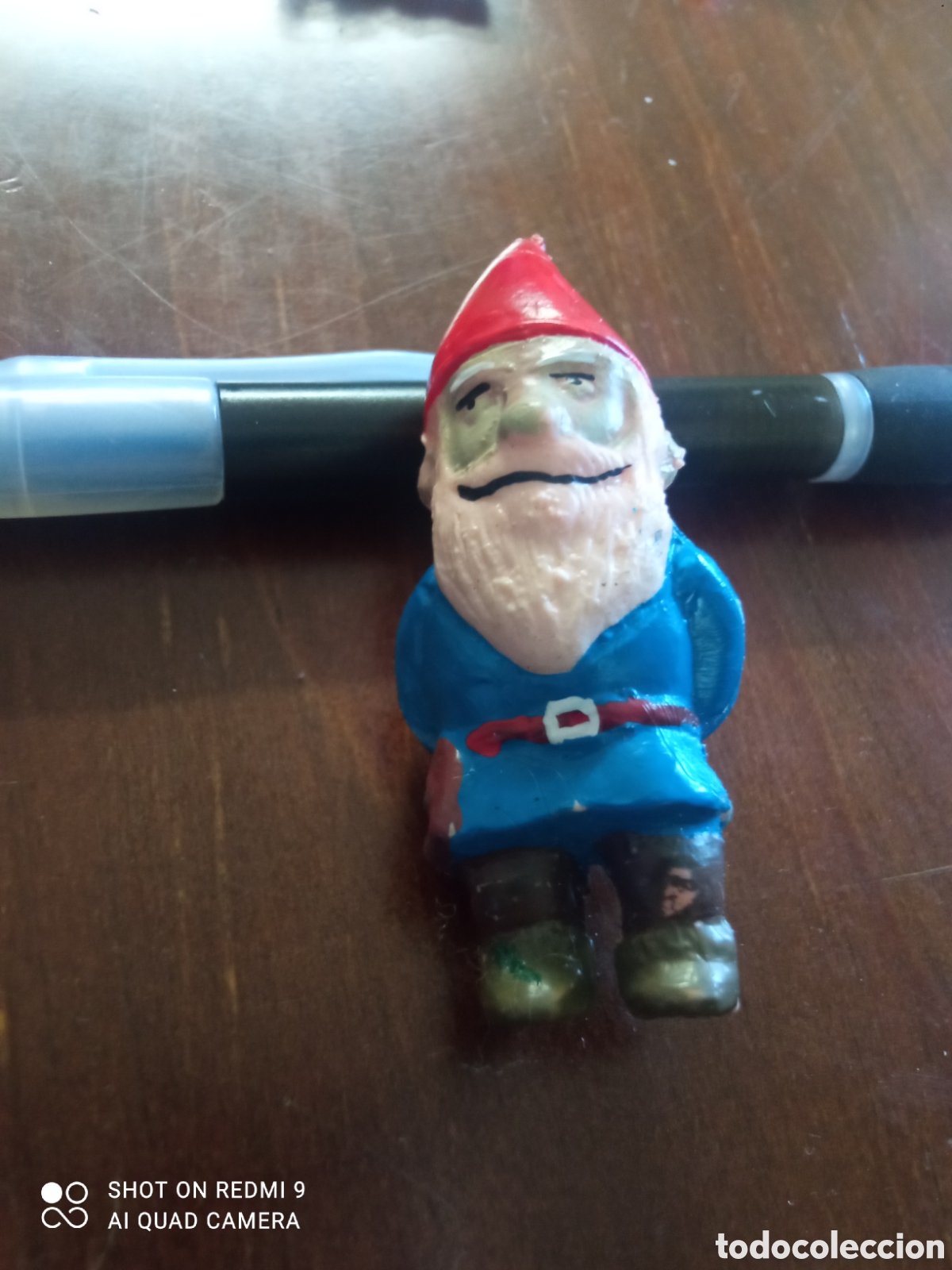 Figuras de Borracha e PVC: Gnomo pvc a&ntilde;os 70s -80s
