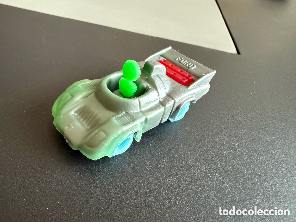 Figuras de Borracha e PVC: COCHE CARRERAS. FORD. PL&Aacute;STICO.