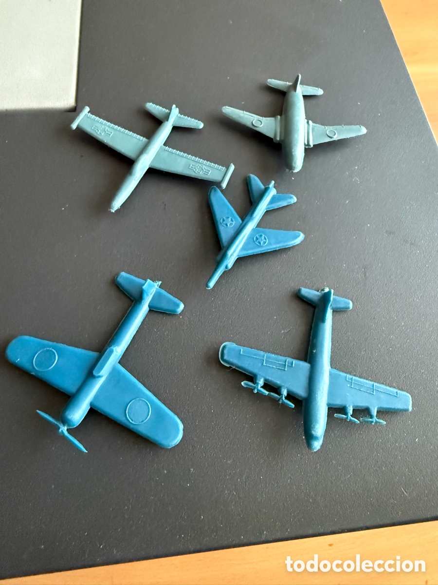 Figure di Gomma e PVC: 5 AVIONES MONTAPLEX 6 cm