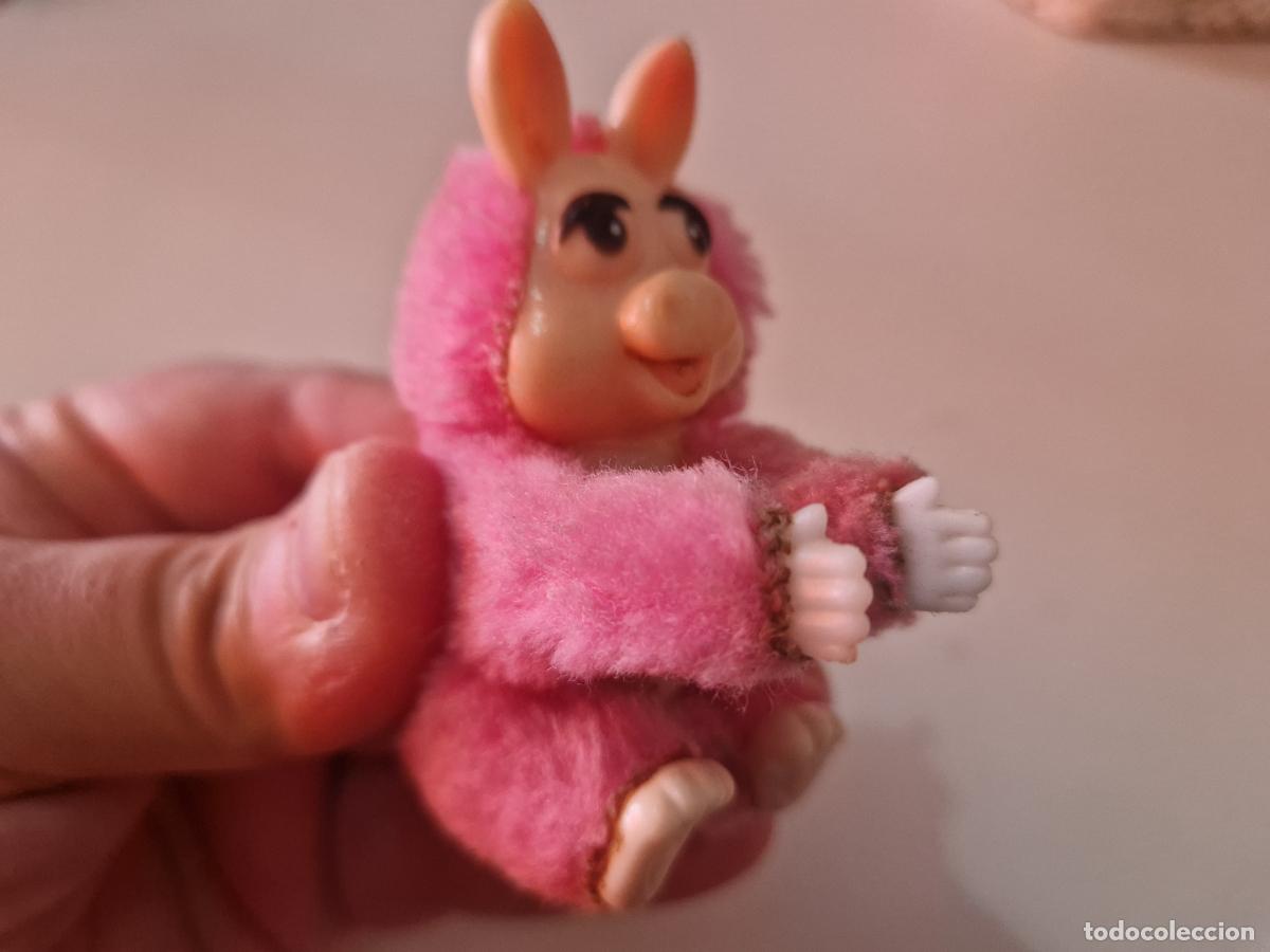 Figuras de goma y PVC: antigua figura mu&ntilde;eco cerdita Peggy muppets barrio sesamo pinza lapices abraza pitipinza bootleg