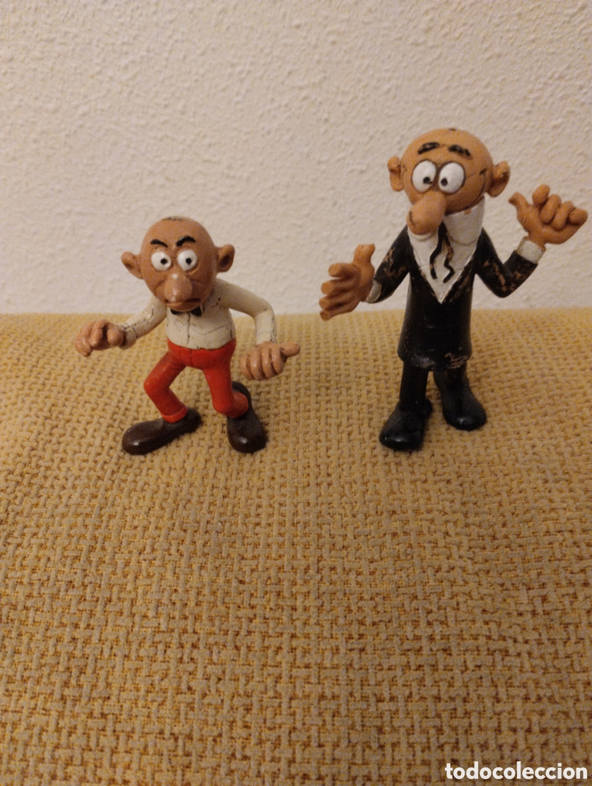 Figuras de goma y PVC: Mu&ntilde;ecos Mortadelo y Filem&oacute;n - Foto 1