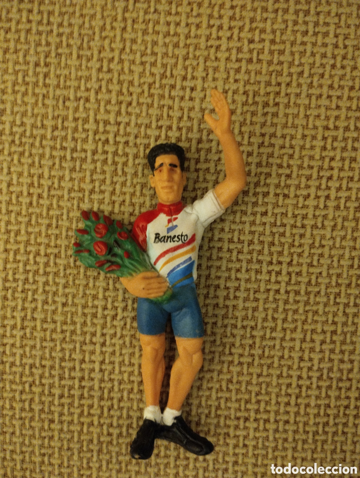 Gummi- und PVC-Figuren: Mu&ntilde;eco goma antiguo Miguel Indurain