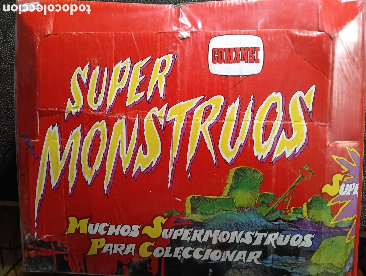 Figurines en Caoutchouc et PVC: Caja de 50 unidades precintada SUPER MONSTRUOS COMANSI, ref. 19250.