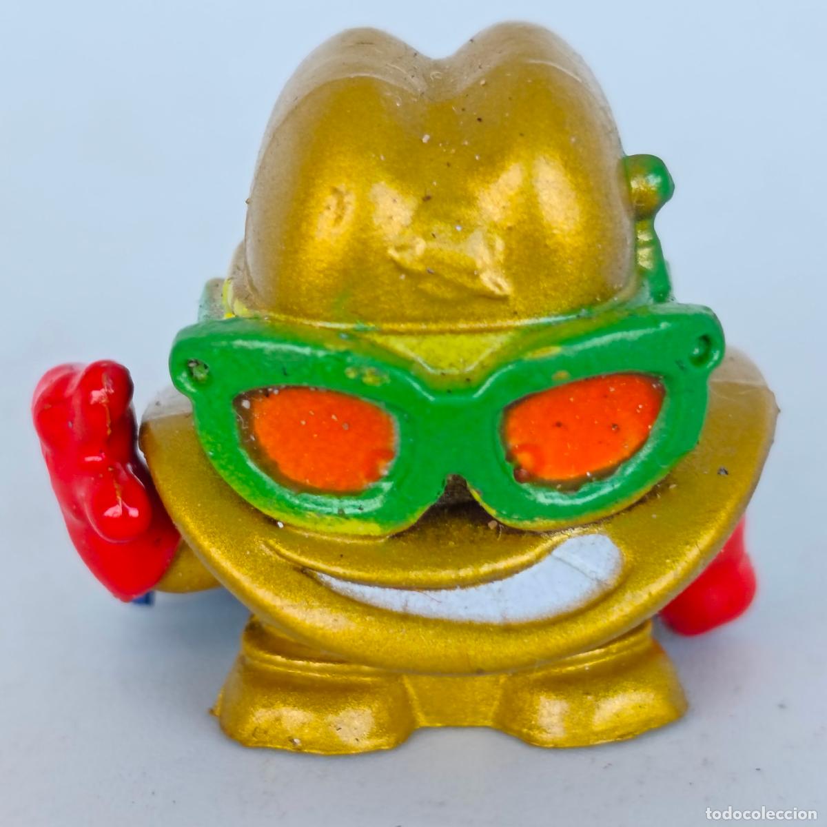 Rubber and PVC Figures: Agent Headdy (gold SUPERZINGS SUPERTHINGS ORO