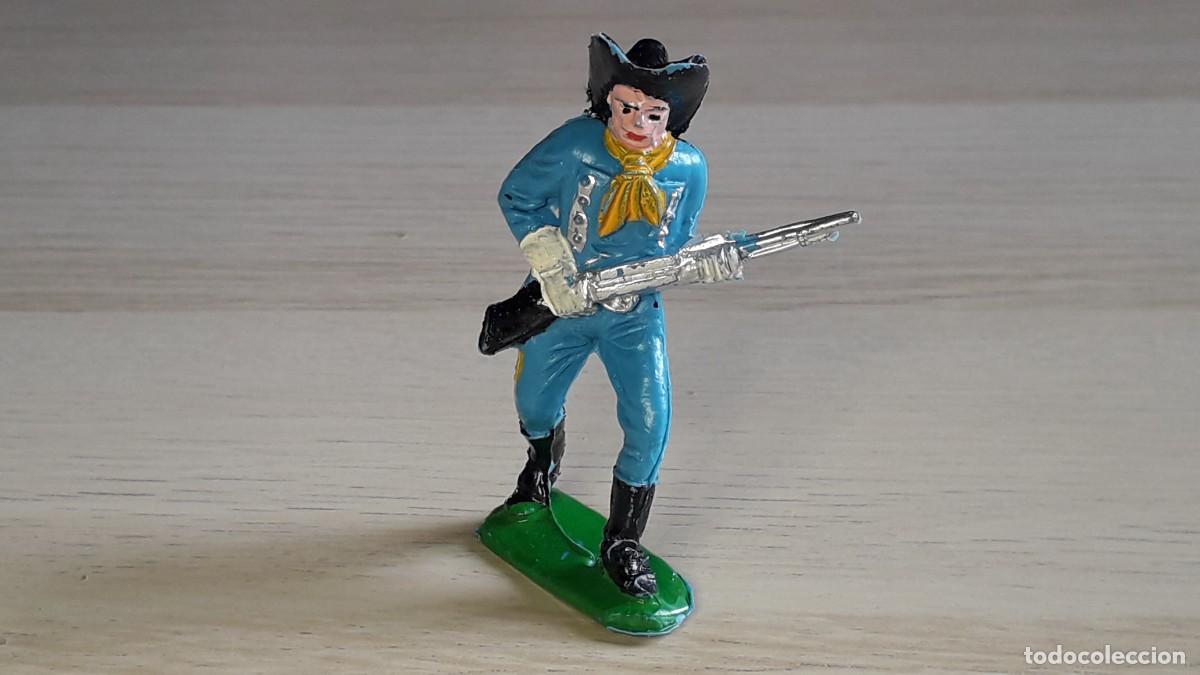 Figurines en Caoutchouc et PVC: Soldado Federal Yankee Oeste 1&ordf; &eacute;poca, pl&aacute;stico, Comansi Spain tipo Jecsan, original a&ntilde;os 60.