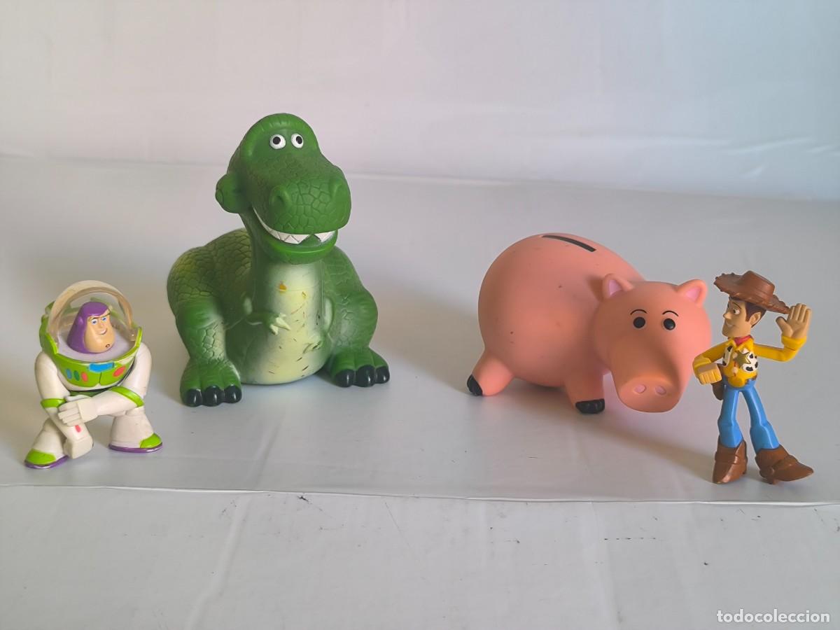 Gummi- und PVC-Figuren: Lote figuras Toy Story - Woody - Buzz Lightyear -Hamm - Rex