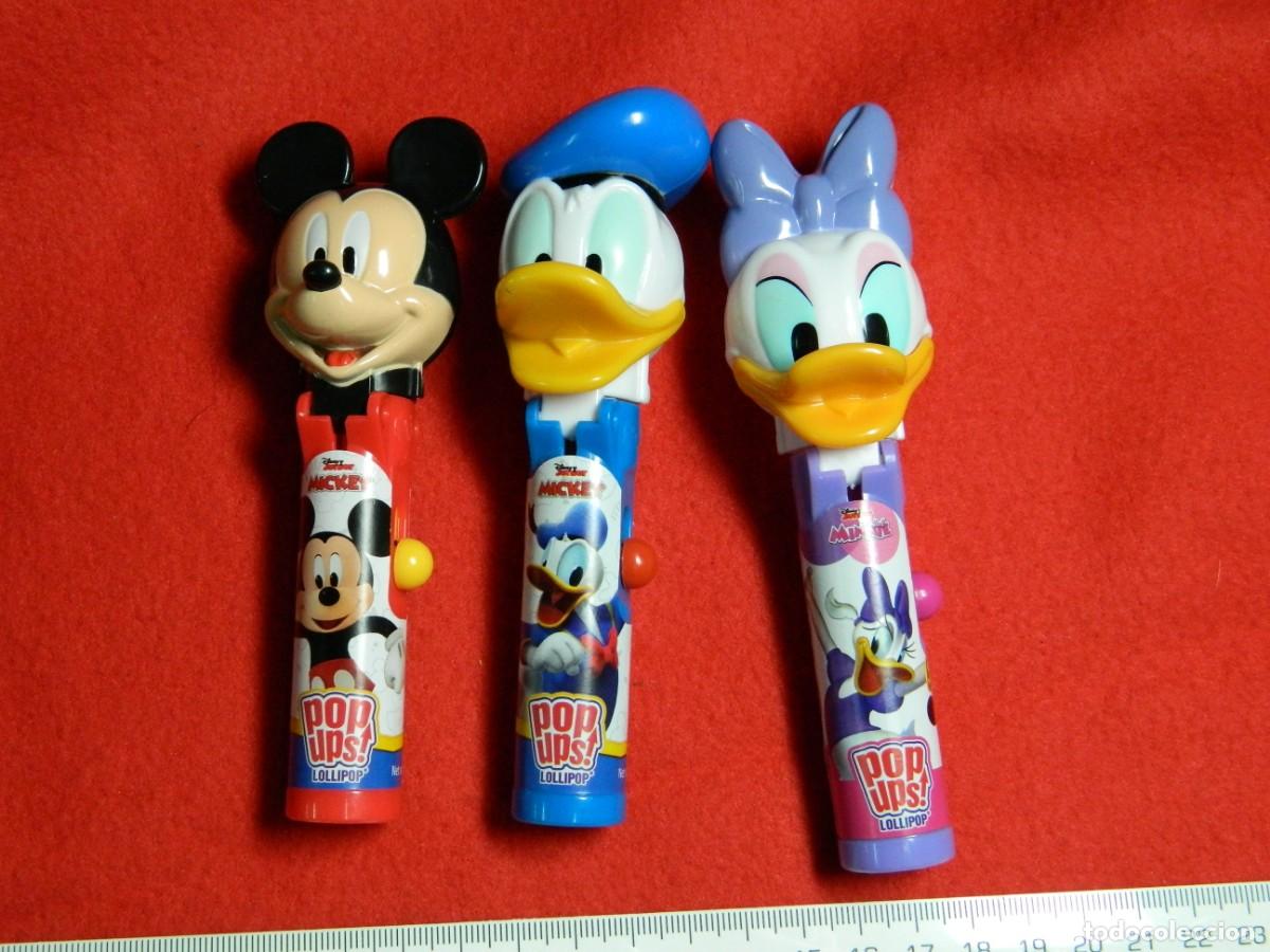 Figure di Gomma e PVC: TRES DISPENSADORES DE CHUPACHUPS LOLIPOP