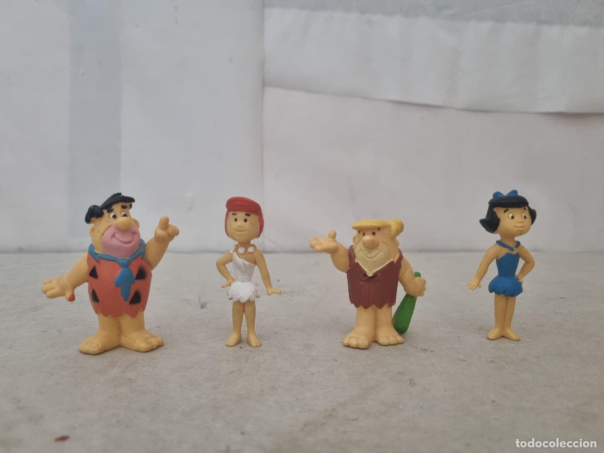 Figurines en Caoutchouc et PVC: Lote 4 personajes Los Picapiedras Pedro Pablo Vilma y Berty en goma