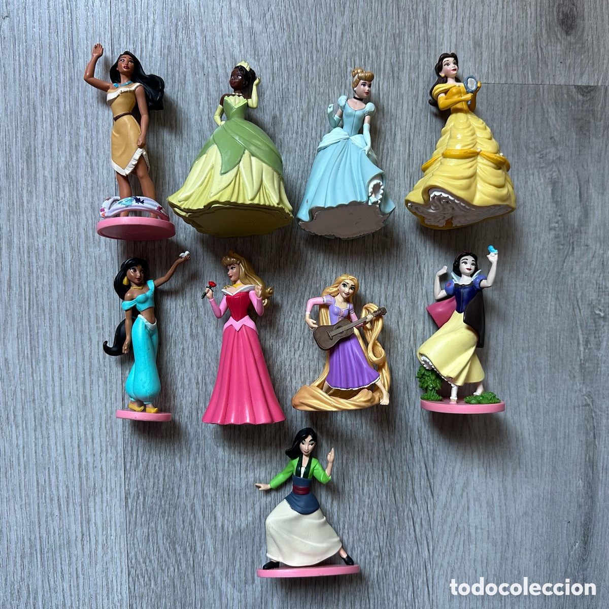 Rubber and PVC Figures: 9 figuritas exclusivas Princesas Disney Store