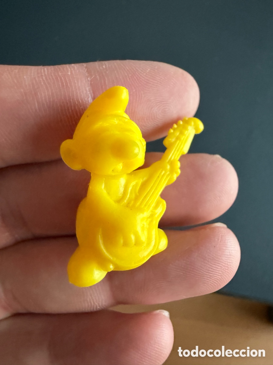 Figuras de goma y PVC: DUNKIN. PITUFO GUITARRISTA - Foto 3