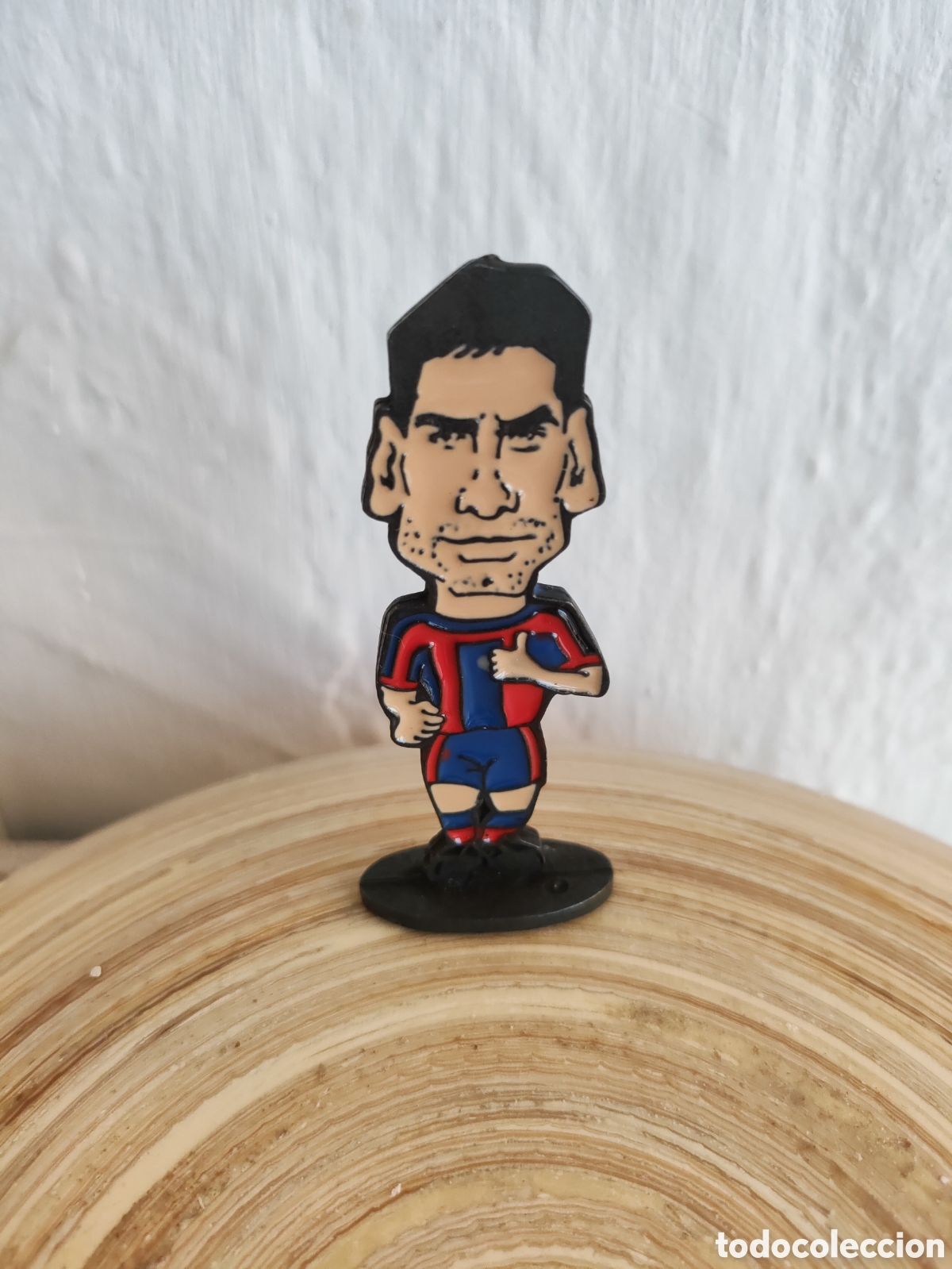 Figuras de goma y PVC: Figura metal Pep Guardiola F.C.Barcelona