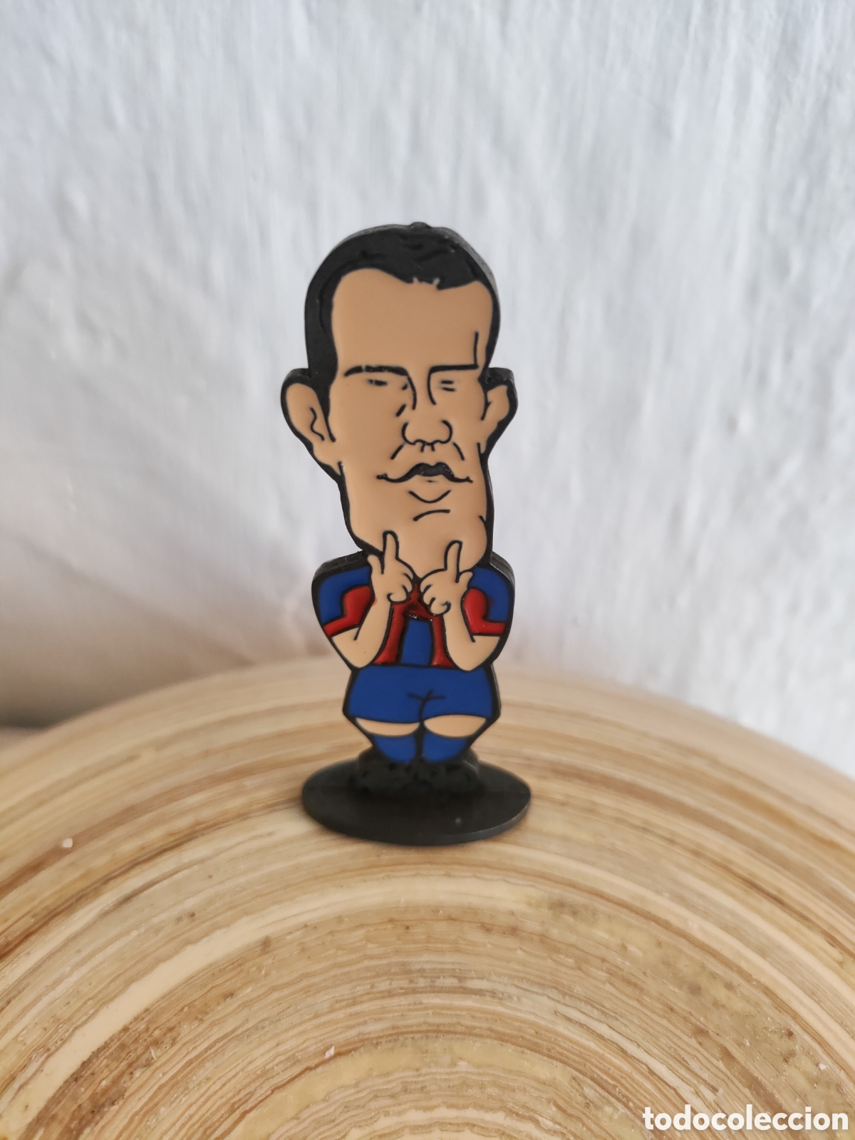 Figuras de goma y PVC: Figura metal &Oacute;scar Garcia F.C.Barcelona