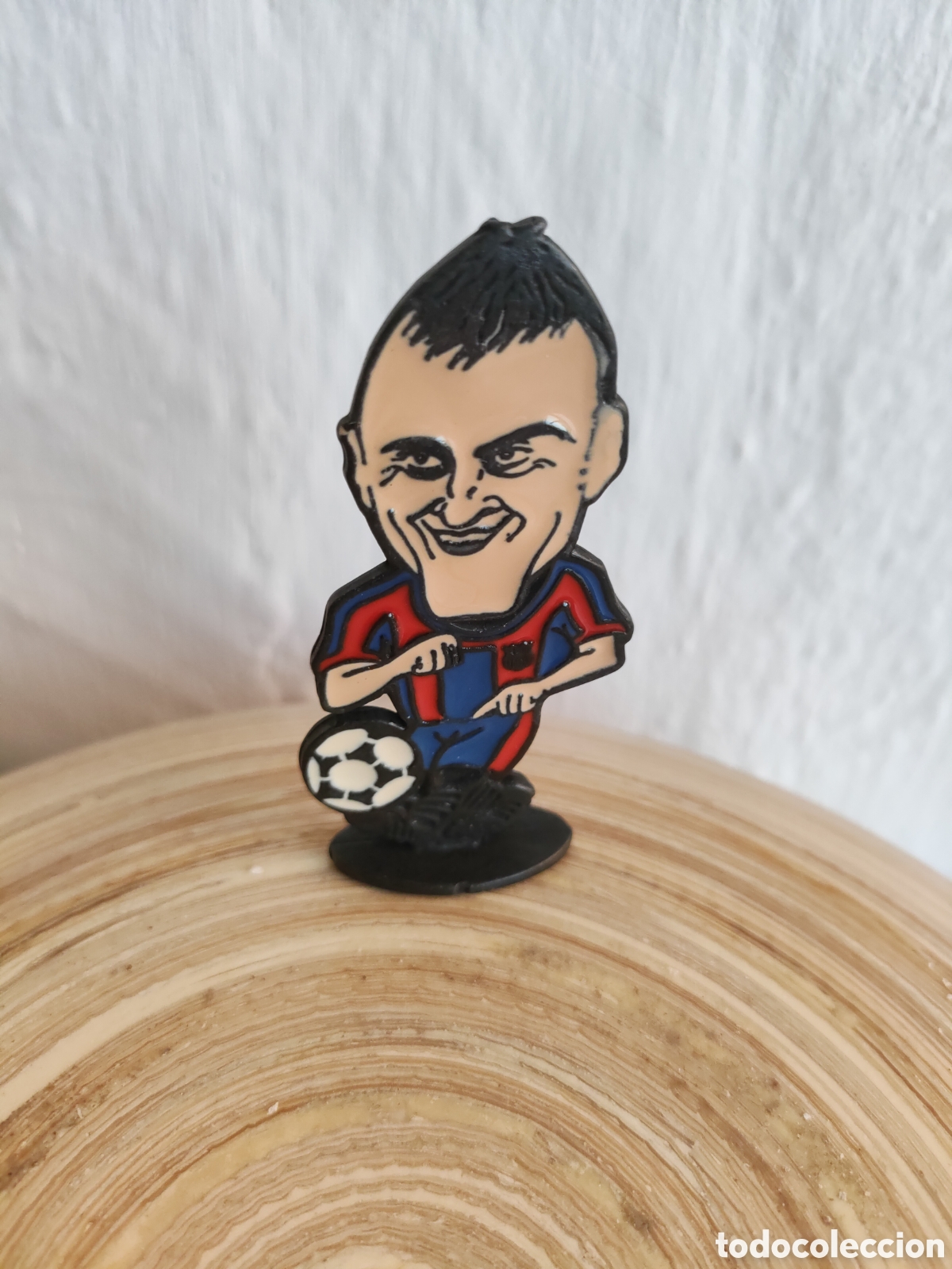 Figuras de goma y PVC: Figura metal Luis Enrique F.C.Barcelona