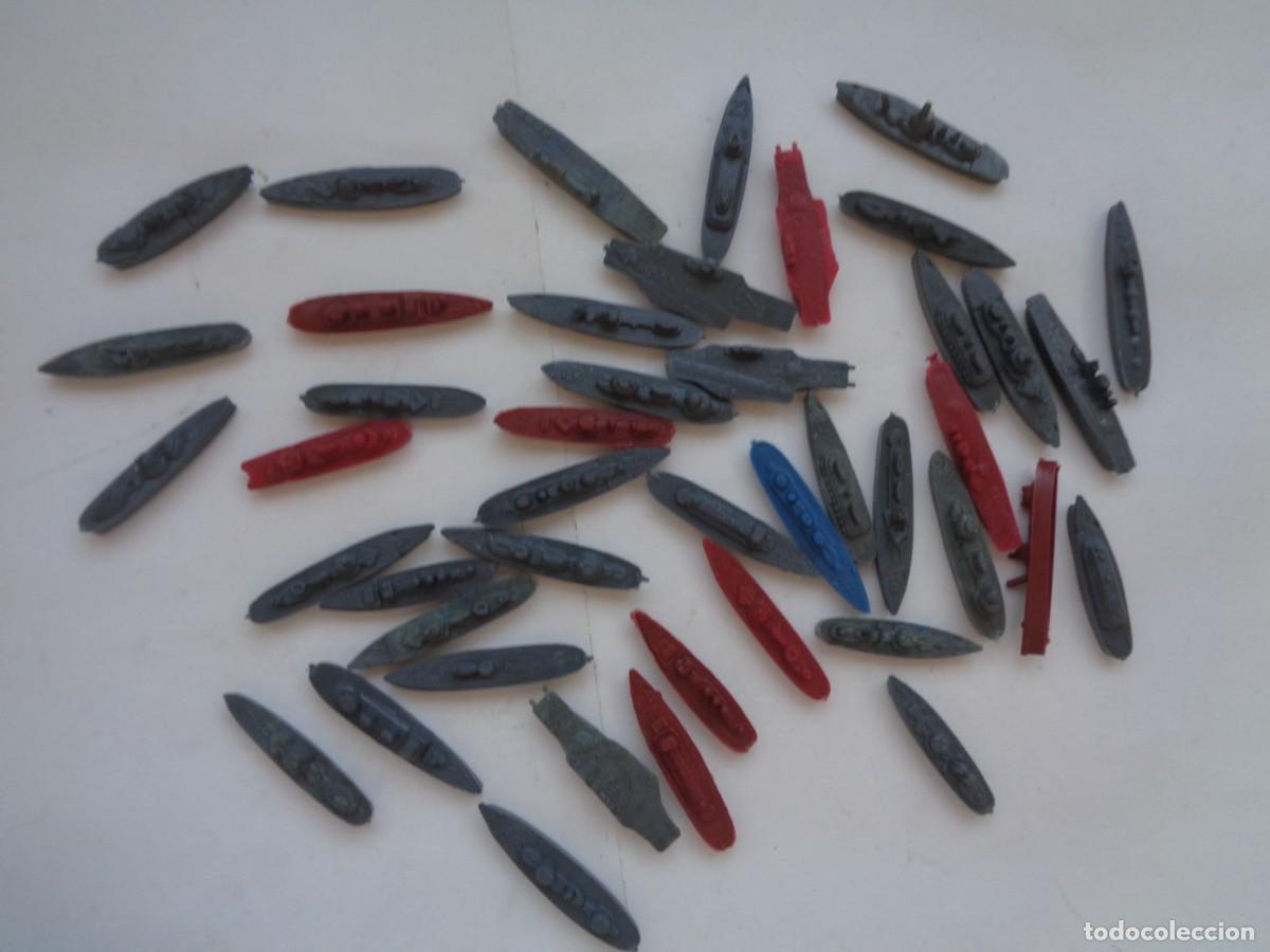 Figure di Gomma e PVC: LOTE DE 45 PEQUE&Ntilde;OS BARCOS DE PLASTICO DE MONTAPLEX