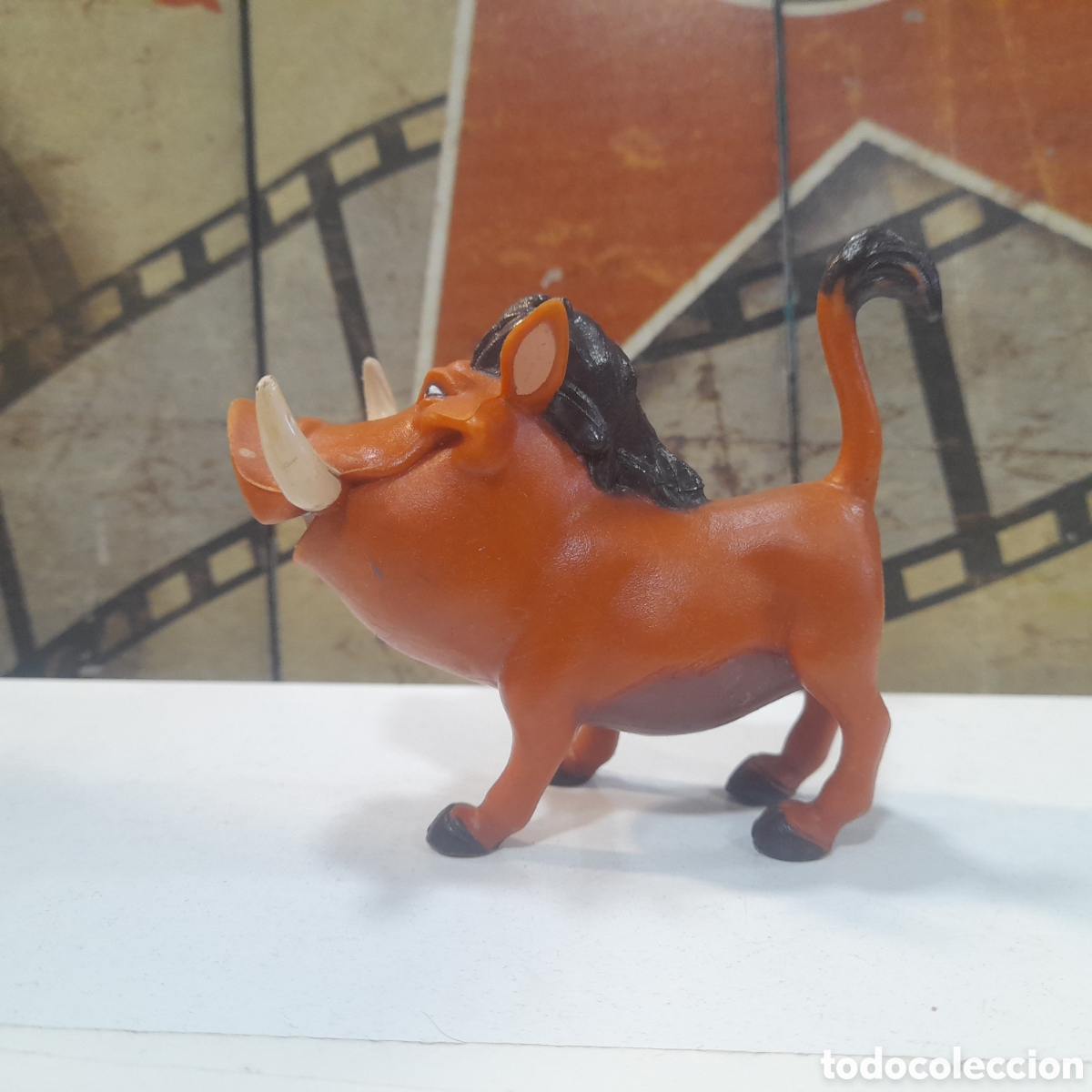 Figuras de goma y PVC: Figura Rey Le&oacute;n: Pumba - Foto 2