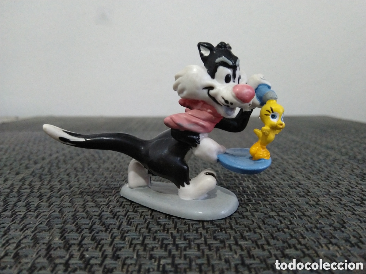 Gummi- und PVC-Figuren: FIGURA PVC SILVESTRE PIOLIN APPLAUSE DIBUJOS ANIMADOS LINDO GATITO TWEETY CANARIO SYLVESTRE SALERO