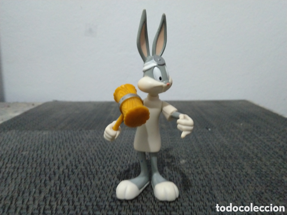 Rubber and PVC Figures: FIGURA PVC BUGS BUNNY ARTICULADA DE BRAZOS DOCTOR MARTILLO 1997 DIBUJOS ANIMADOS LOONEY TUNES TV