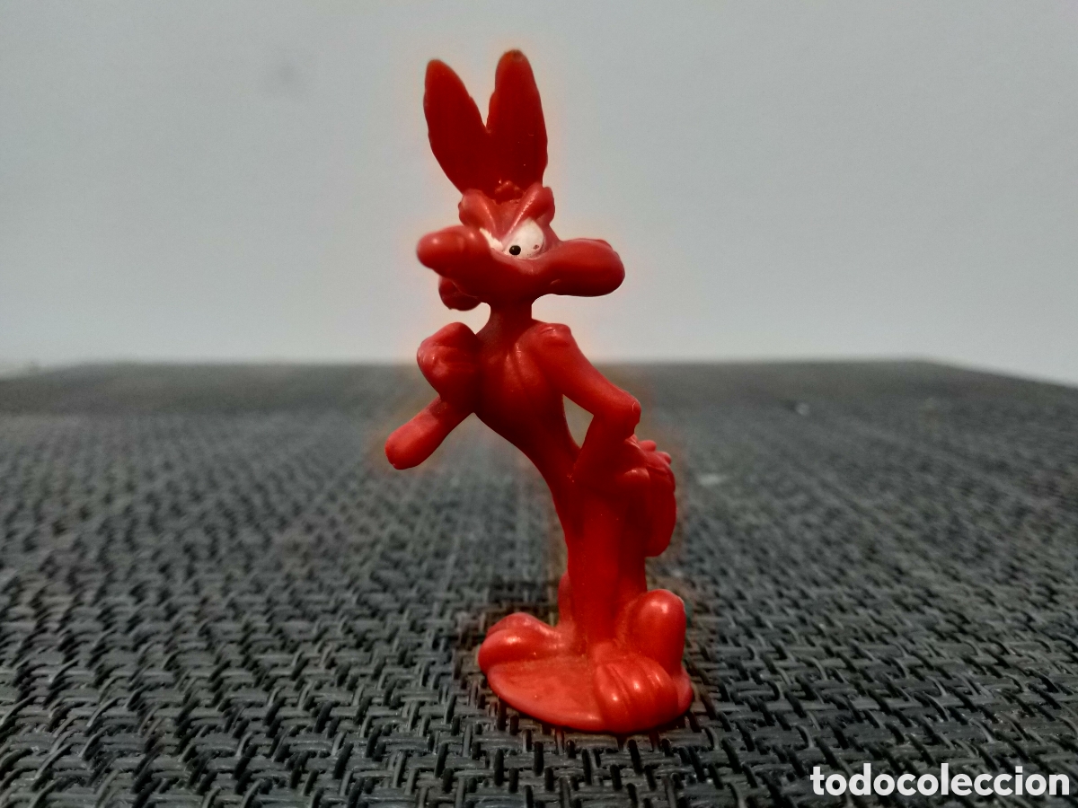 Figurines en Caoutchouc et PVC: FIGURA PVC LOONEY TUNES CROCO LONDON DIBUJOS ANIMADOS WARNER BROSS MONOCROMA ROJO COYOTE