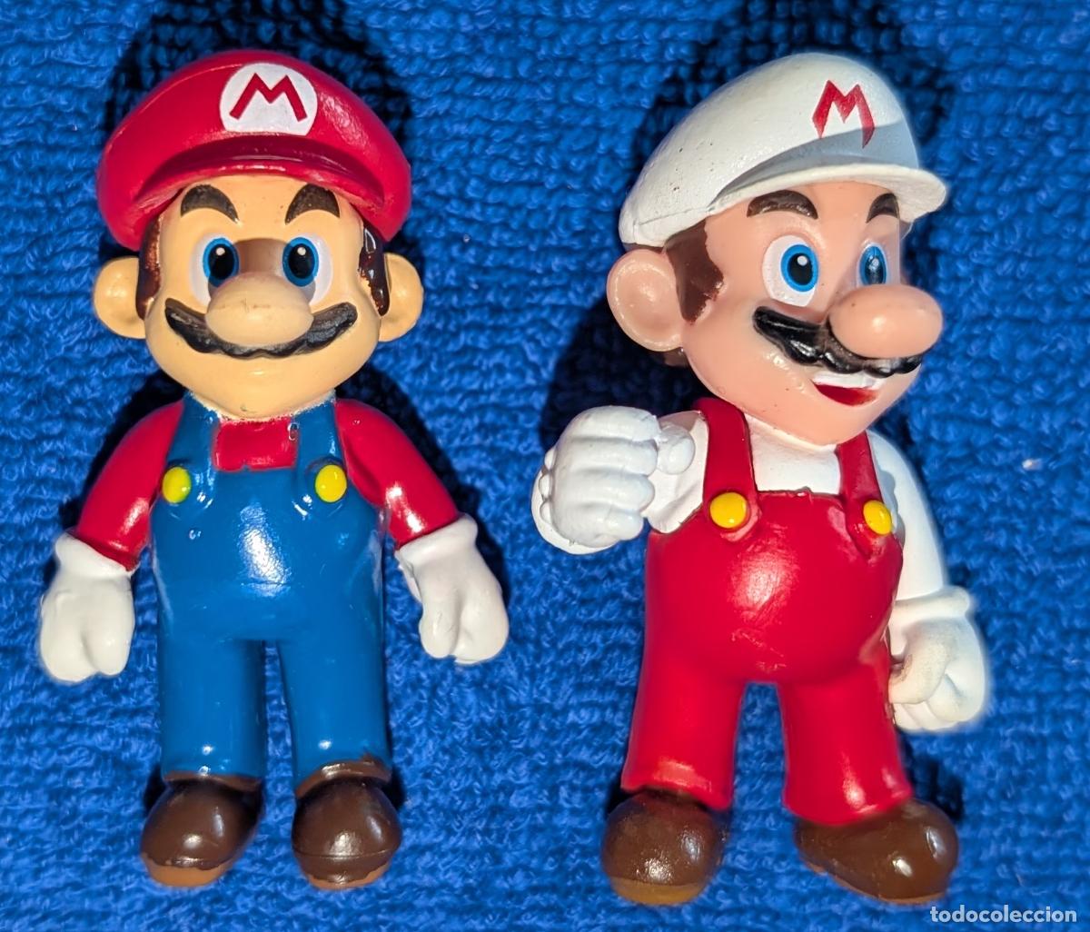 Figurines en Caoutchouc et PVC: Mario y Fire Mario - Super Mario Bross - Banpresto (2006)