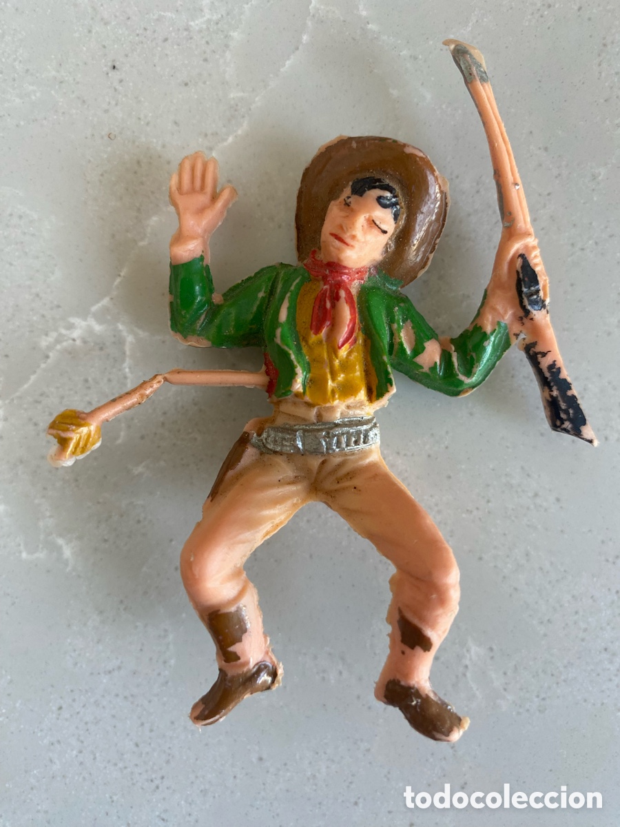 Rubber and PVC Figures: Vaquero herido comansi primera &eacute;poca