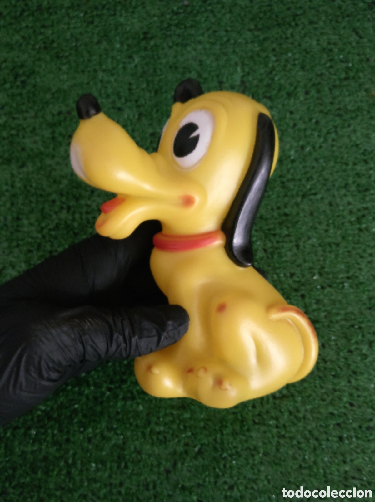 Figuras de goma y PVC: Figura de Pluto con chifle Ledraplastic - Foto 1