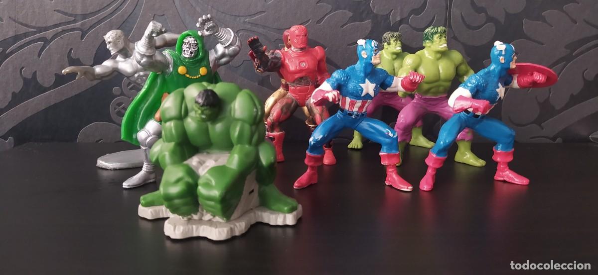 Figuras de goma y PVC: MARVEL SUPER H&Eacute;ROES SUPERH&Eacute;ROES FIGURAS MU&Ntilde;ECOS PVC SPIDERMAN CAPIT&Aacute;N AM&Eacute;RICA DR.DOOM