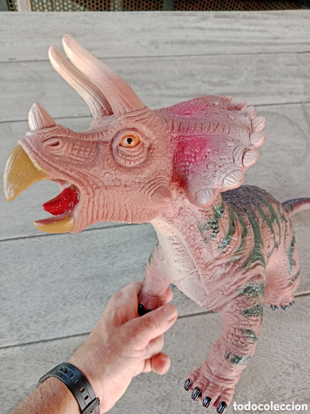 Figuras de Borracha e PVC: DINOSAURIO DE GOMA GRANDE