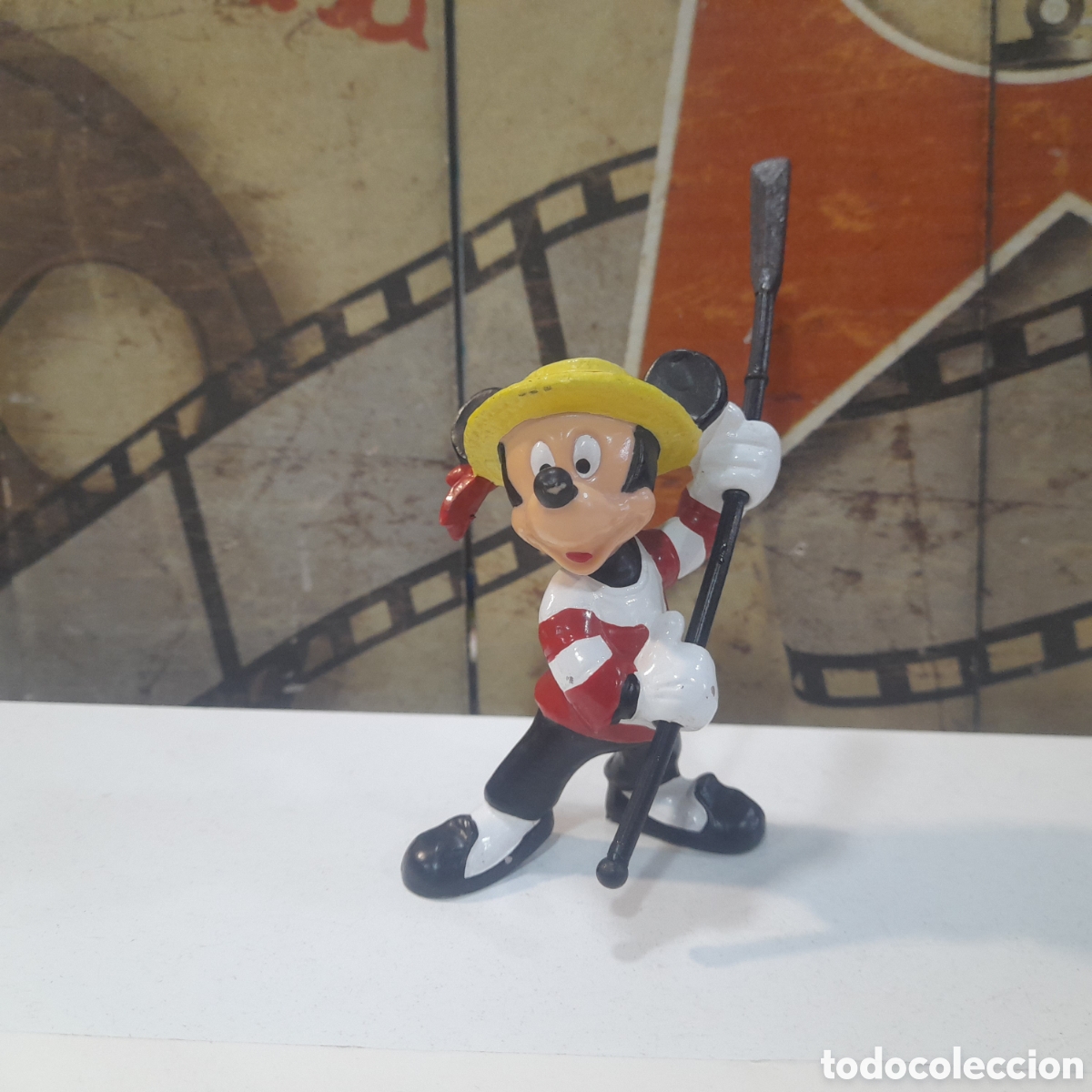 Rubber and PVC Figures: Figura Mickey Mouse gondolero