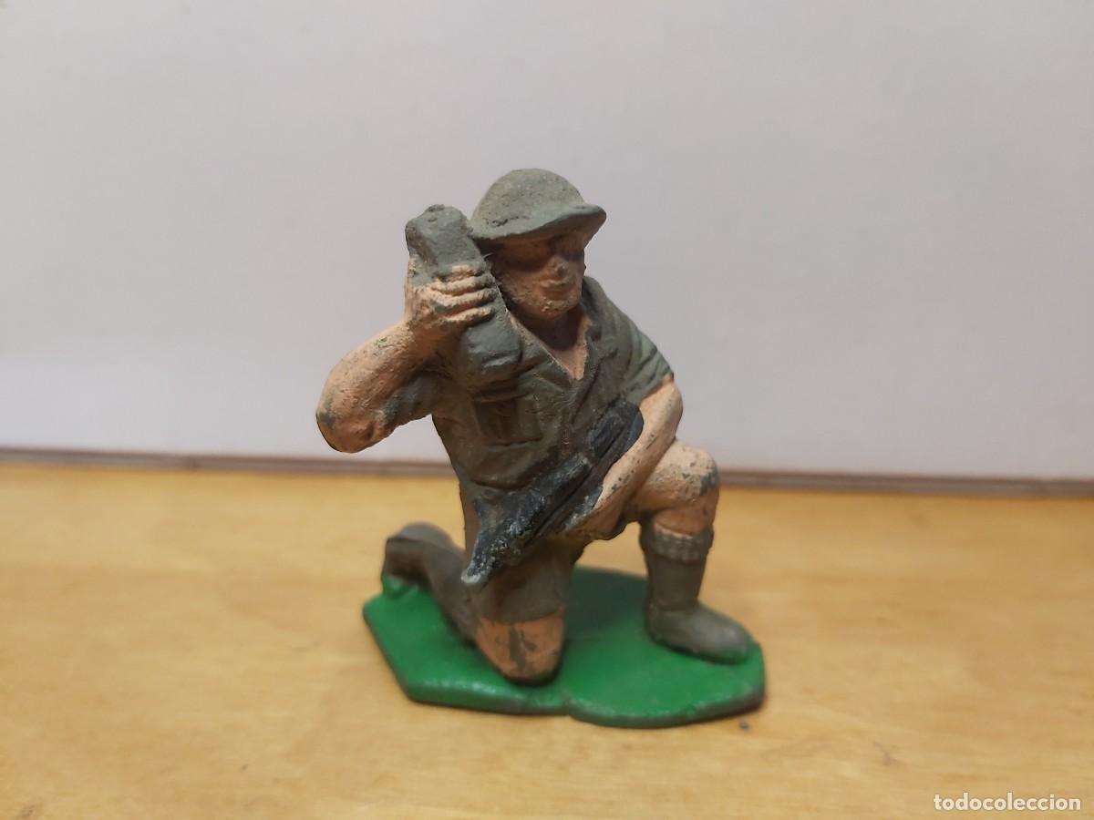 Figurines en Caoutchouc et PVC: COMANSI. SOLDADO BRIT&Aacute;NICO INGL&Eacute;S SERIE PUENTE R&Iacute;O KWAI