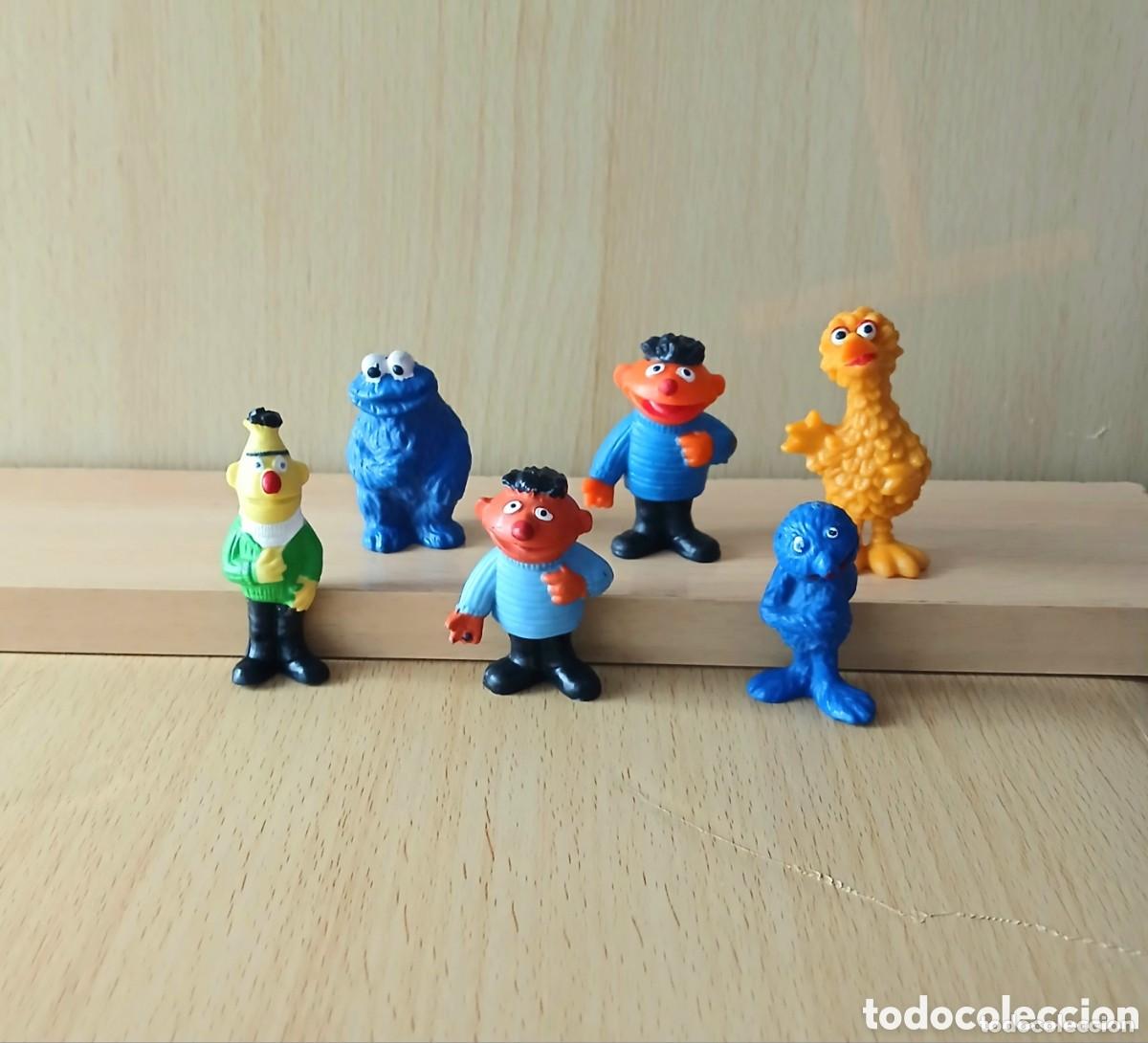 Figuras de goma y PVC: Figuras Barrio Sesamo Minikins Heimo 70s