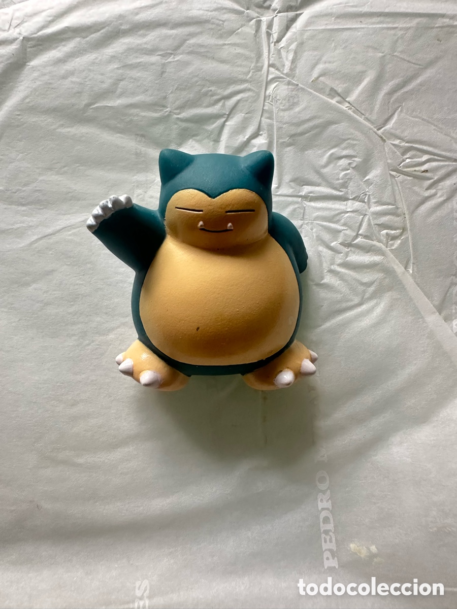 Figuras de Borracha e PVC: Pokemon Bandai / Nintendo Finger Puppet Snorlax 2005