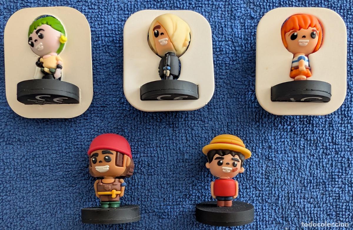 Figuras de goma y PVC: Lote de 5 figuras de One Piece - Phoskitos &iexcl;Colecci&oacute;n completa!
