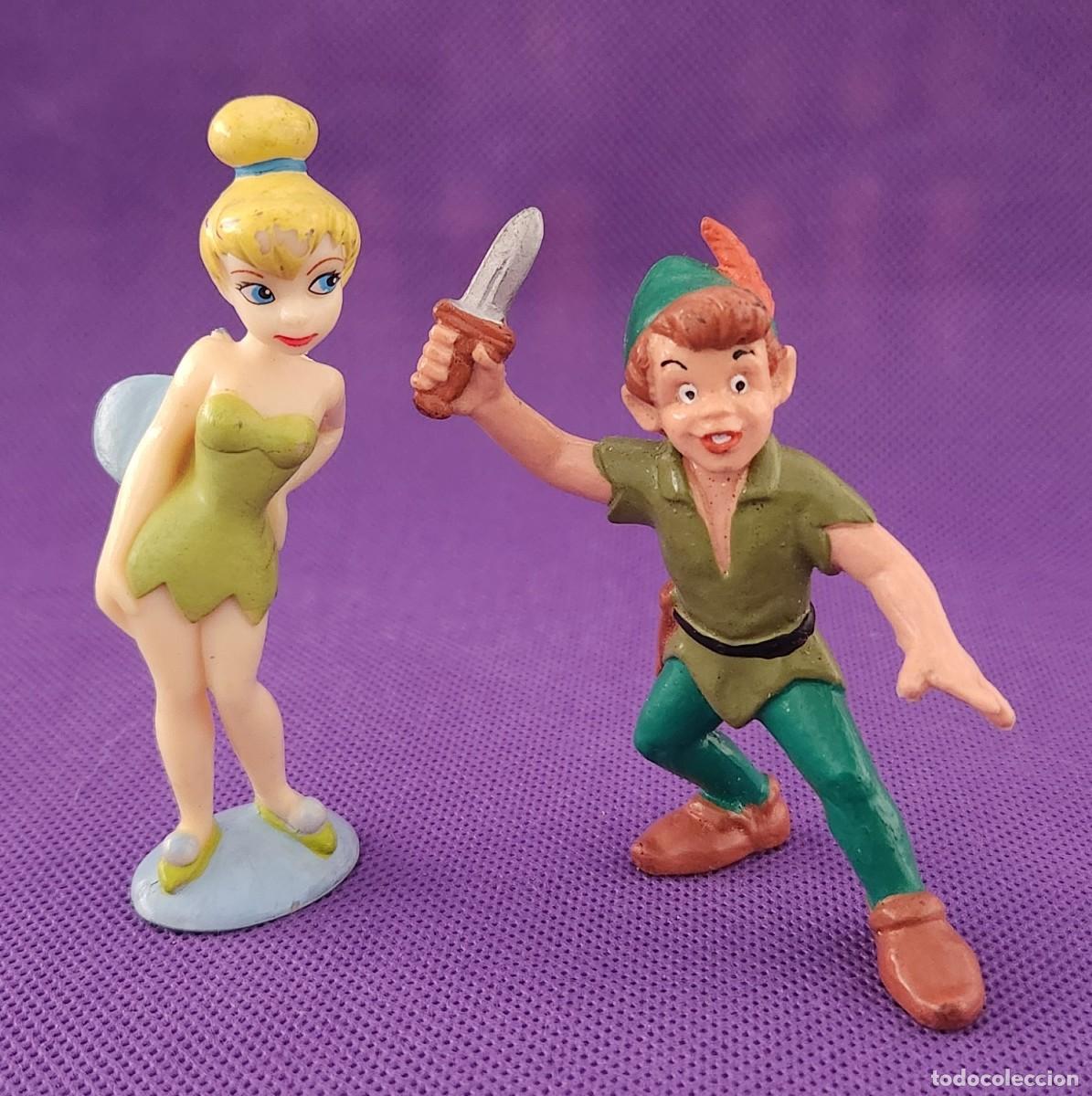 Figuras de Borracha e PVC: lote figuras de CAMPANITA Y PETER PAN - BULLY PVC y pl&aacute;stico DISNEY Bullyland