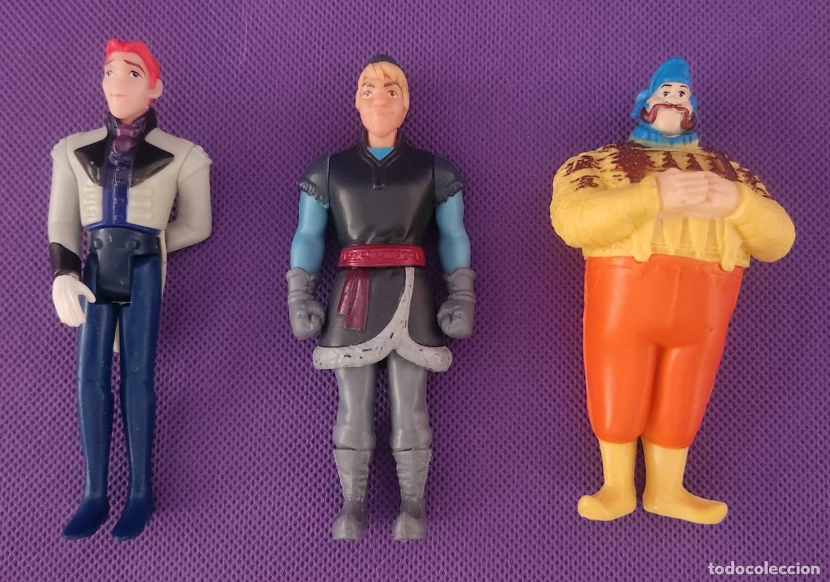 Figuras de goma y PVC: lote 3 figuras de FROZEN - PVC o PLASTICO - Mattel