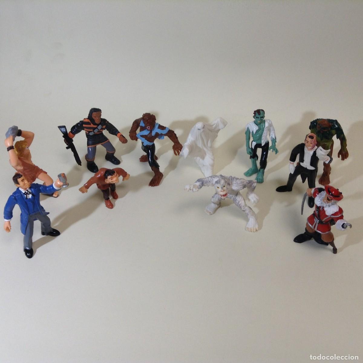 Figuras de goma y PVC: LOTE SUPER MONSTRUOS - 11 FIGURAS - 1992 *** YOLANDA - COMANSI ***