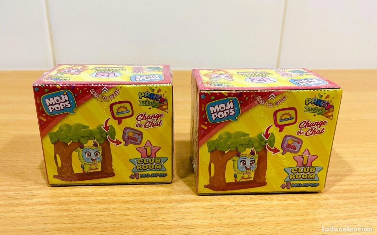 Rubber and PVC Figures: LOTE DE 2 CAJITAS PRECINTADAS PARTY SERIES DE MOJI POPS (MAGIC BOX) - MOJIPOPS + CLUB ROOM POR CAJA