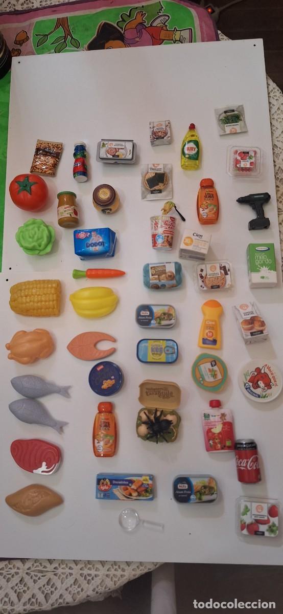 Rubber and PVC Figures: Lote de figuritas supermercado alimentaci&oacute;n