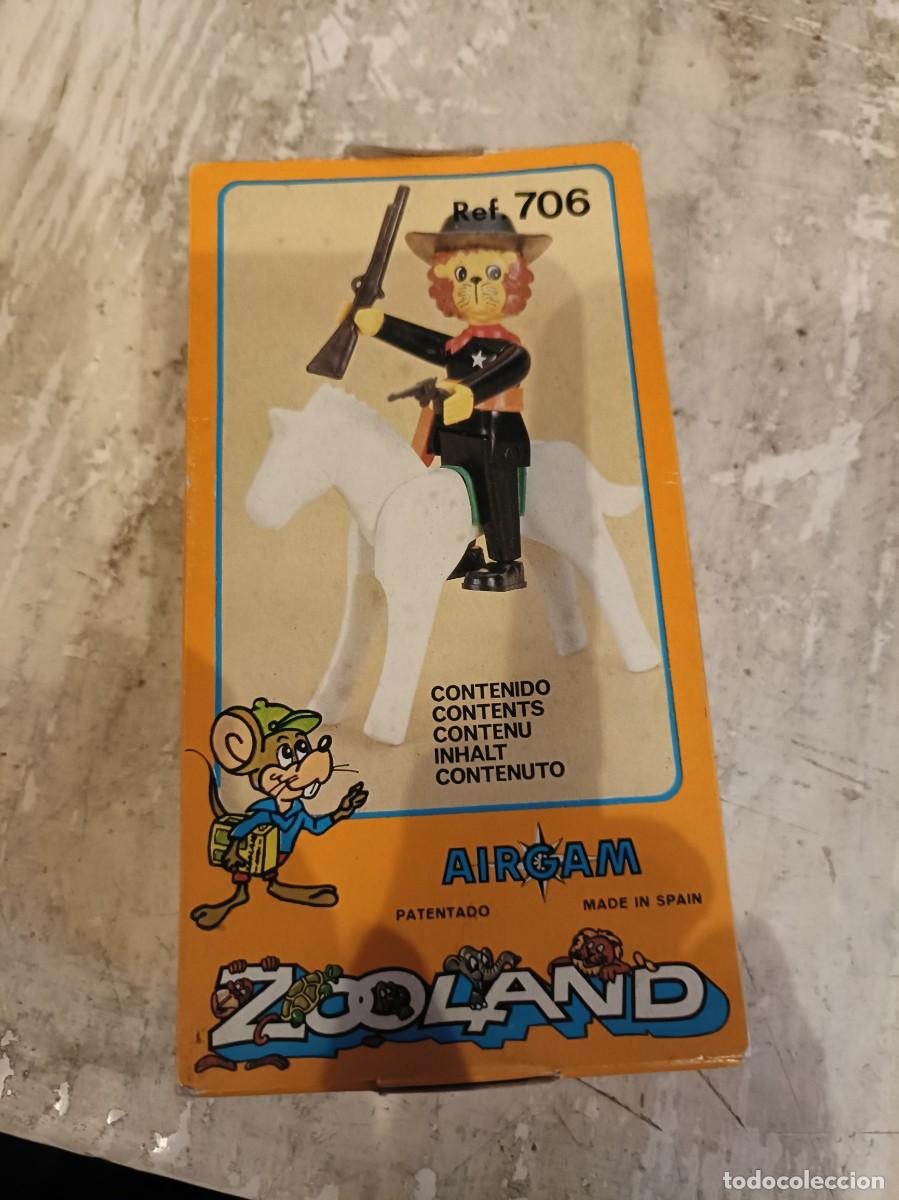 Gummi- und PVC-Figuren: AIRGAM ZOOLAND REF 706. NUEVO EN CAJA.. 1984.