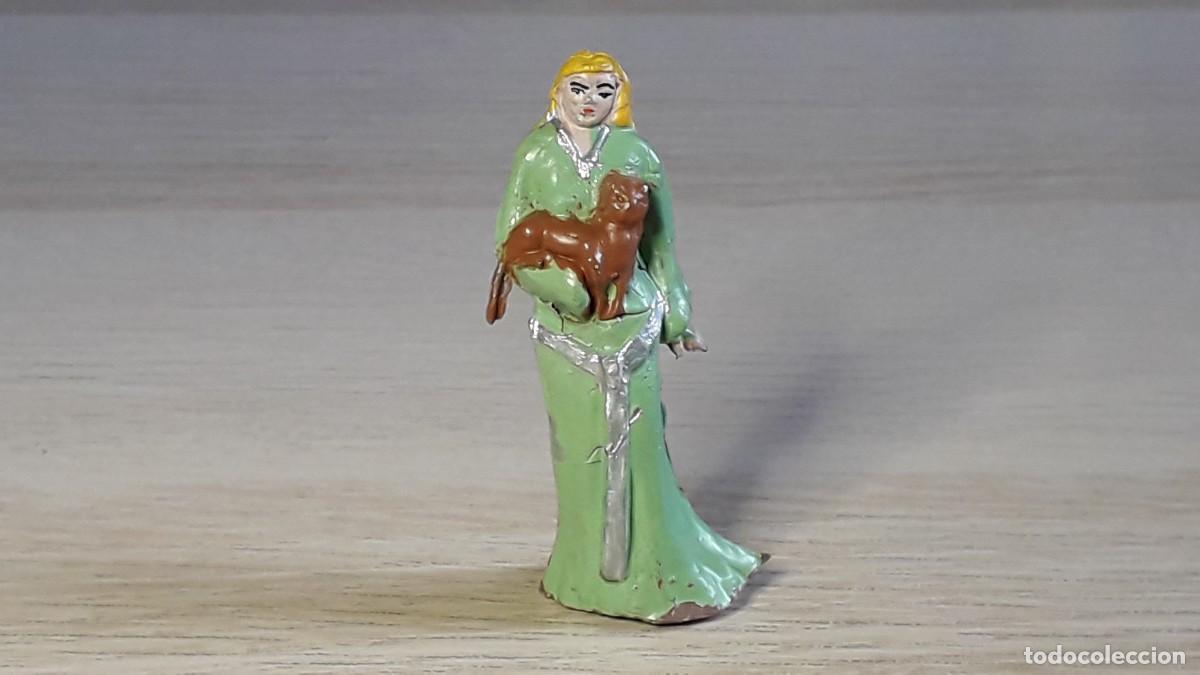 Figurines en Caoutchouc et PVC: Sigrid con Garritas, serie Capit&aacute;n Trueno Bruguera, goma, Jin Estereoplast, original a&ntilde;os 50-60.