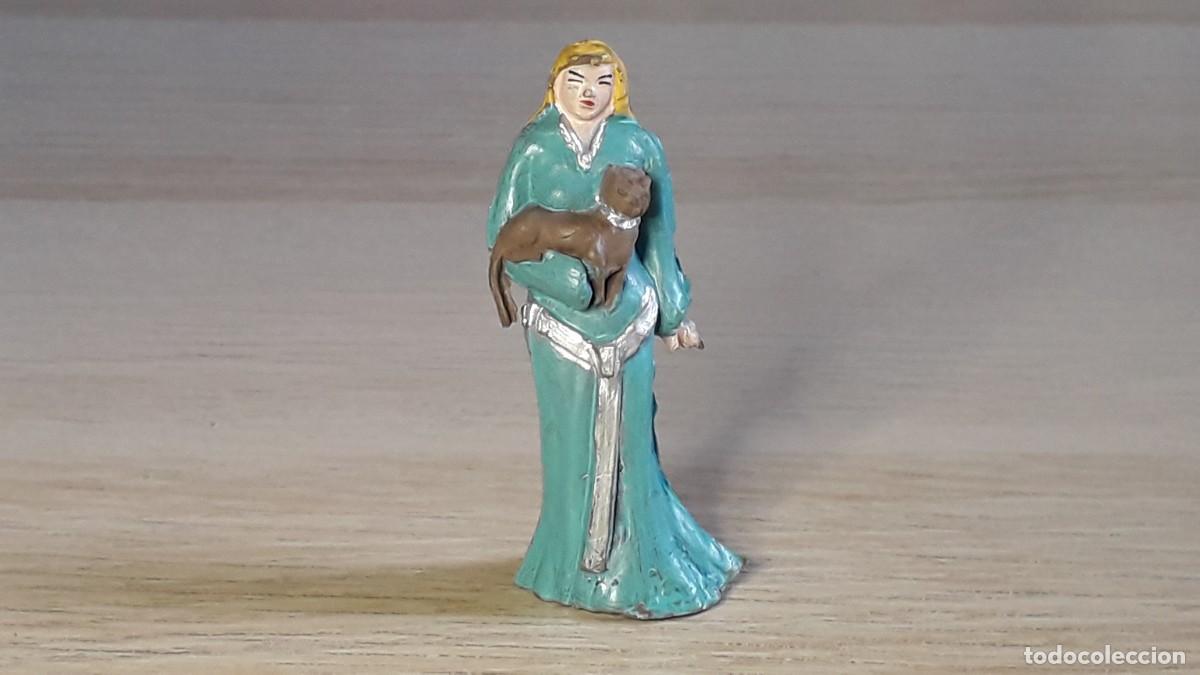 Rubber and PVC Figures: Sigrid con Garritas, serie Capit&aacute;n Trueno Bruguera, goma, Jin Estereoplast, original a&ntilde;os 50-60.