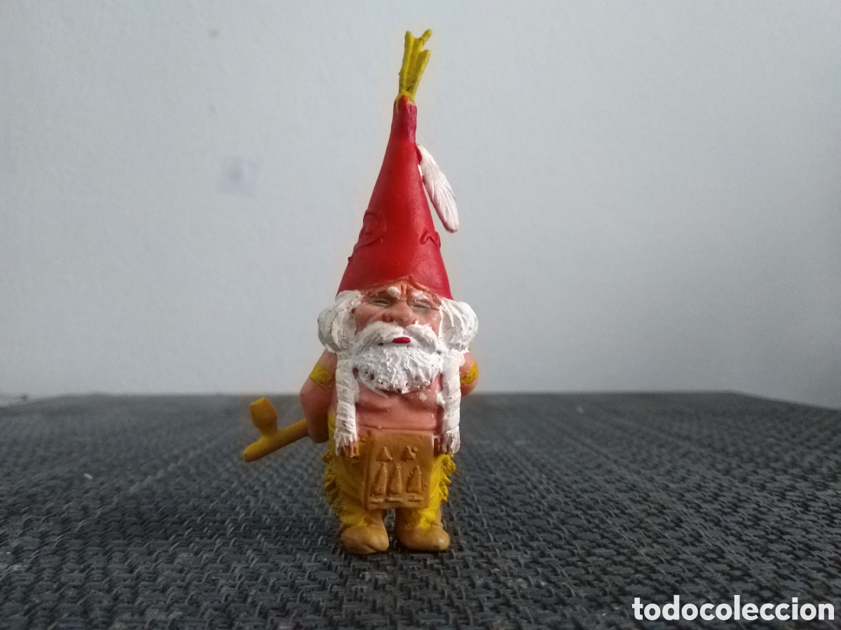 Figurines en Caoutchouc et PVC: FIGURA PVC DAVID EL GNOMO SERIE DIBUJOS ANIMADOS A&Ntilde;OS 80 TV TELEVISION INDIGENA JEFE PIPA PLUMAS