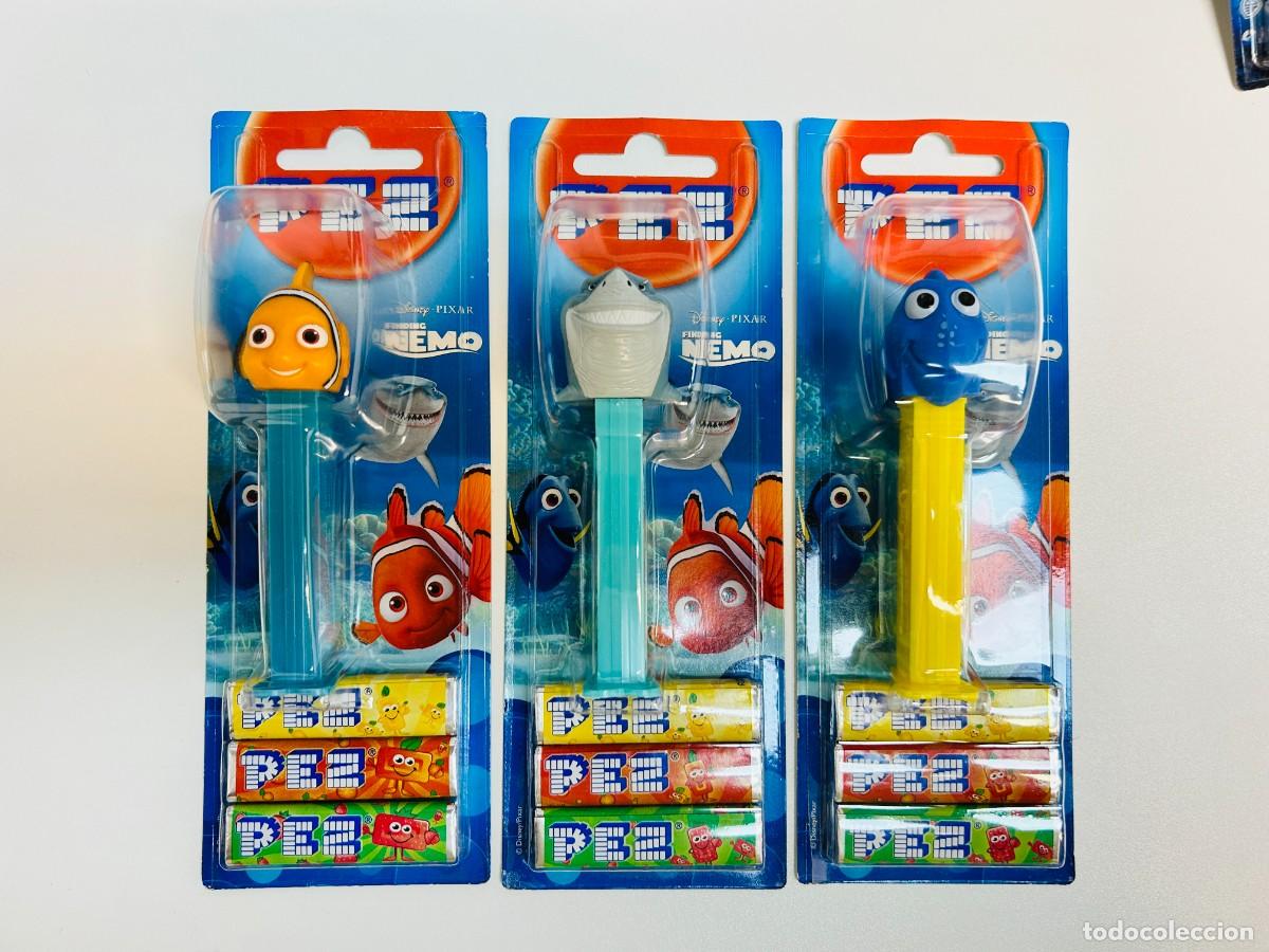 Figure di Gomma e PVC: Lote de 3 dispensadores de caramelos PEZ - Colecci&oacute;n Buscando a Nemo / Finding Nemo, Set Completo