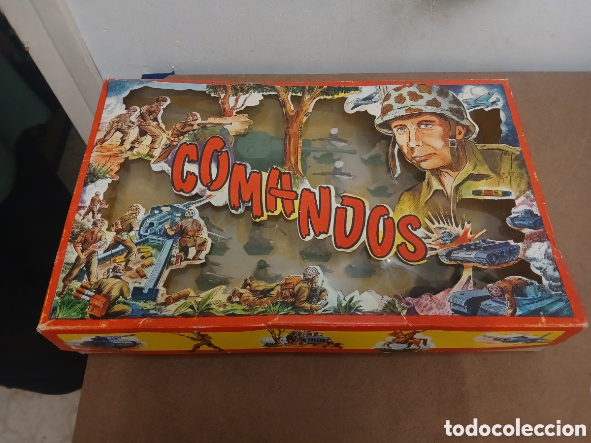 Figure di Gomma e PVC: Caja soldados comandos de pech